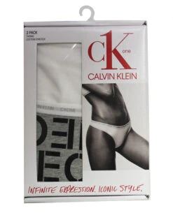 Calvin Klein CK One Cotton Thong 2-Pack QD3788 -Underline Fashion Store IMG 5797