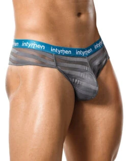 Intymen Skin Thong INK007 -Underline Fashion Store INK007 Greyintymen ink007 skin thong grey A2