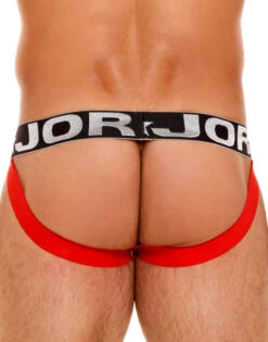JOR Match Jockstrap 1719 -Underline Fashion Store JOR 1719 Red 2