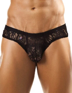 Joe Snyder Men's Solid Mini Cheek Bikini JS22 -Underline Fashion Store JS22 BLACKLACE