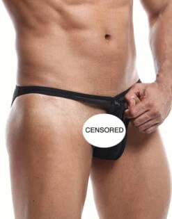 Joe Snyder Infinity Bikini JSIFT01 -Underline Fashion Store JSIFT01 BlackMeshS