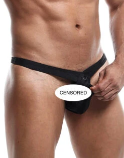 Joe Snyder Infinity Thong JSIFT02 -Underline Fashion Store JSIFT02 BlackS