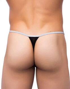 Joe Snyder Sock It Thong JSSK03 -Underline Fashion Store JSSK03 BLACKMESH 3