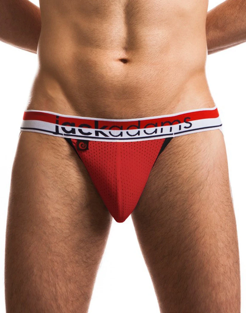 Jack Adams Hero Flex Jockstrap Red 401-232 1 Jack Adams Hero Flex Jockstrap Red 401-232