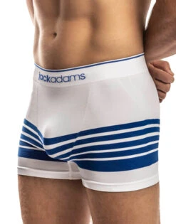 Jack Adams Body Flex Boxer Brief 401-329 -Underline Fashion Store JackAdams IMG 1764 401 329 BodyFlexBoxerBrief WhiteRoyalStripes Profile Lo