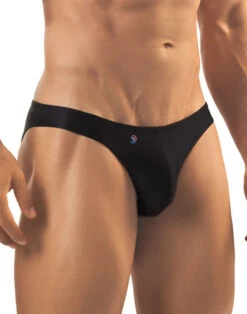 Joe Snyder Men's Solid Bikini Underwear JS01 38 Joe Snyder Men's Solid Bikini Underwear JS01 -Underline Fashion Store Joe Snyder JS01 Black B 2