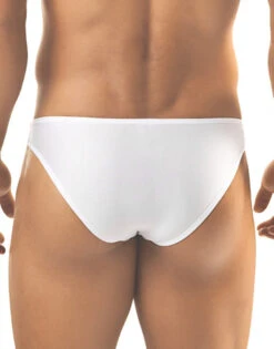 Joe Snyder Men's Solid Bikini Underwear JS01 29 Joe Snyder Men's Solid Bikini Underwear JS01 -Underline Fashion Store Joe Snyder JS01 White B 1