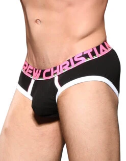 Andrew Christian CoolFlex Active Brief W/ Show-It 92084 -Underline Fashion Store July 92084Brief Black02