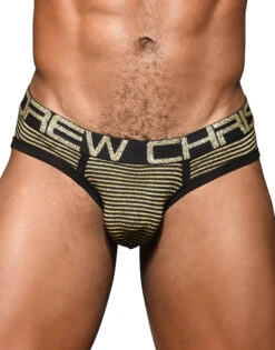 Andrew Christian Glam Stripe Brief W/ Almost Naked 92098