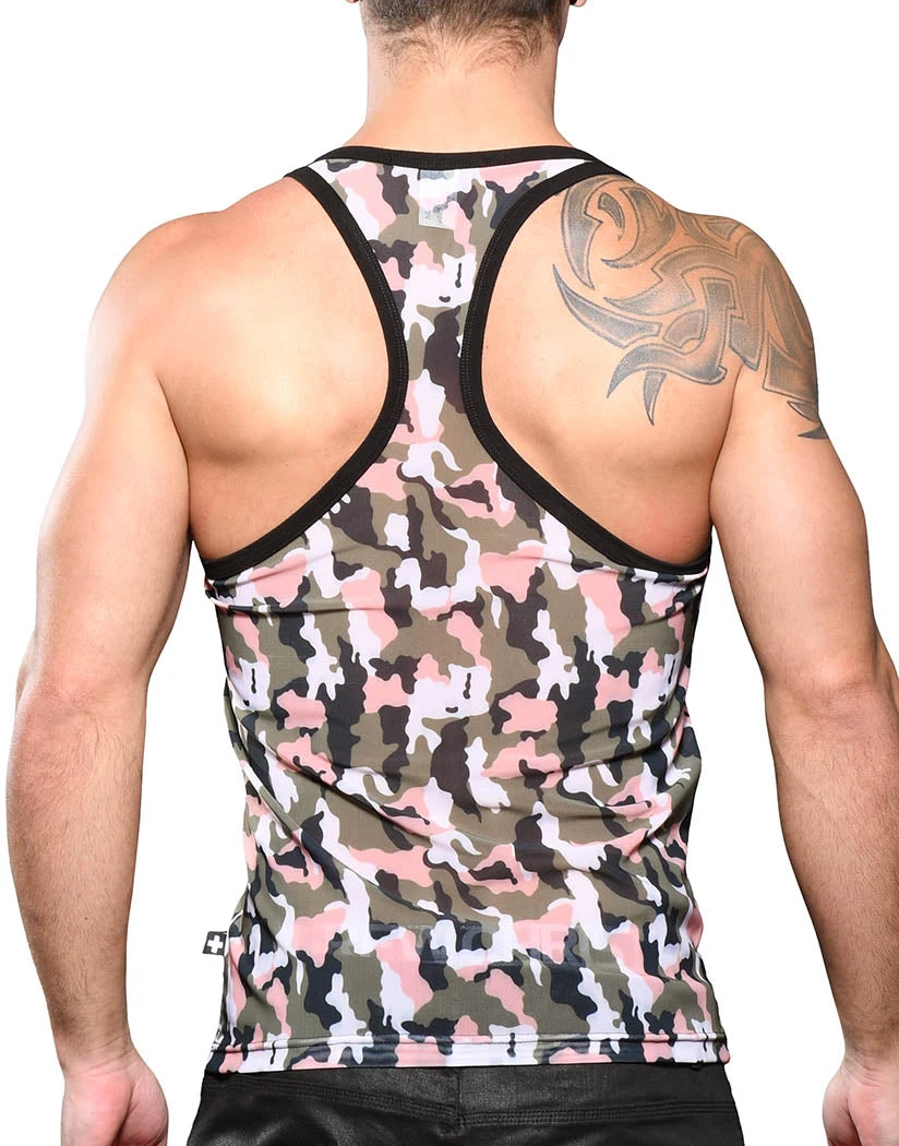 Andrew Christian Sheer Camouflage Tank 2823 2 Andrew Christian Sheer Camouflage Tank 2823 - Image 2