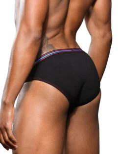 Andrew Christian Boy Brief Superhero 3-Pack W/ Almost Naked 92029 -Underline Fashion Store June 92029Brief Black04