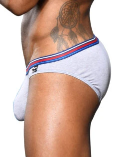 Andrew Christian Boy Brief Superhero 3-Pack W/ Almost Naked 92029 -Underline Fashion Store June 92029Brief Grey03