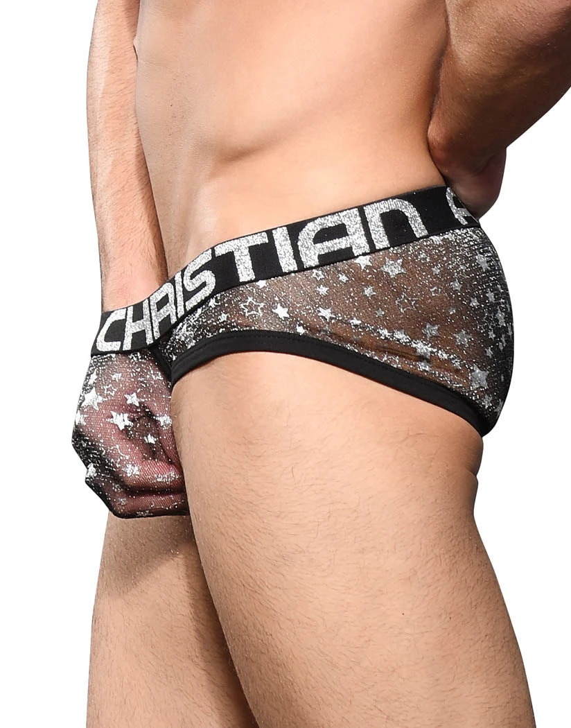 Andrew Christian Sheer Star Sparkle Brief W/ Almost Naked 92066 3 Andrew Christian Sheer Star Sparkle Brief W/ Almost Naked 92066 - Image 3