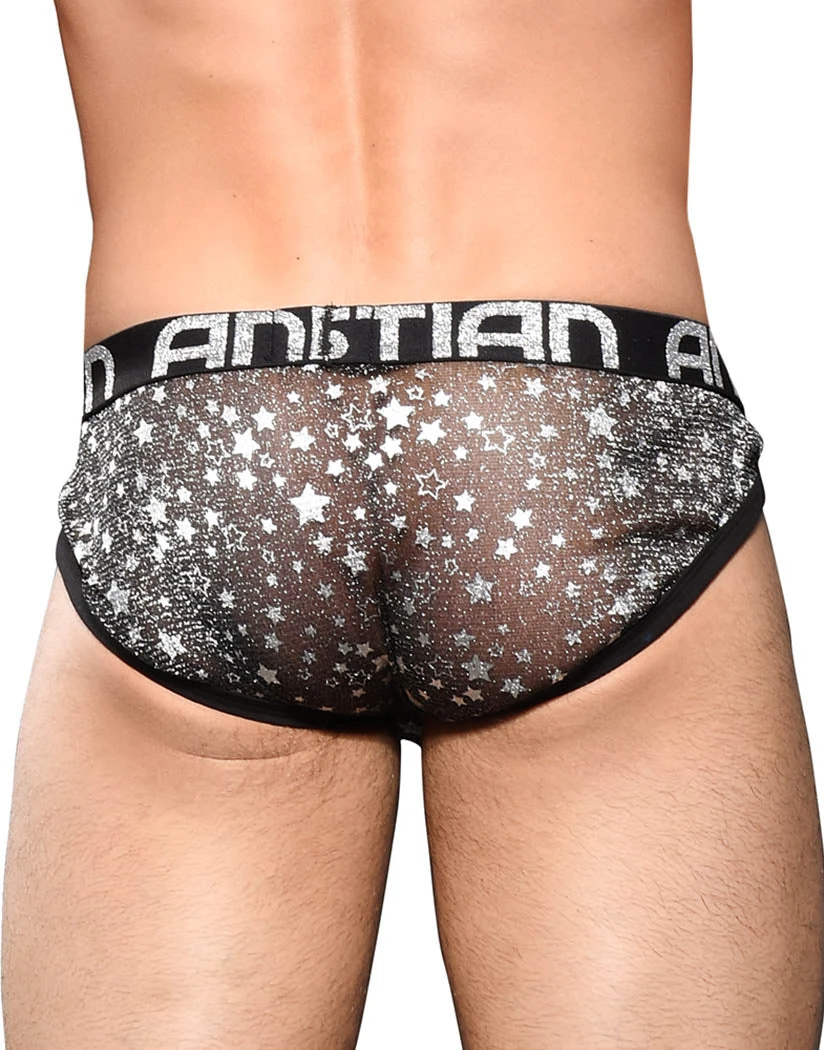Andrew Christian Sheer Star Sparkle Brief W/ Almost Naked 92066 2 Andrew Christian Sheer Star Sparkle Brief W/ Almost Naked 92066 - Image 2