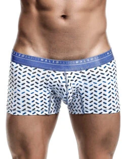 Malebasics Men's Hipster Trunk MB201 -Underline Fashion Store MB201 Mykonos 2