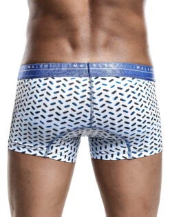 Malebasics Men's Hipster Trunk MB201 -Underline Fashion Store MB201 Mykonos 5