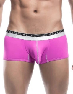 Malebasics Men's Ergonomic Pouch Trunk MBE01 -Underline Fashion Store MBE01 HotPink 1