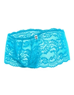 MOB Rose Lace Boy Short MBL01 -Underline Fashion Store MBL01 Turquoise 1