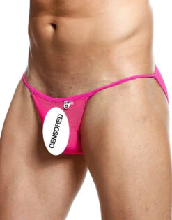 MOB String Tulle Bikini Hot Pink MBL03 -Underline Fashion Store MBL03 HotPink 3