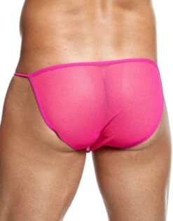 MOB String Tulle Bikini Hot Pink MBL03 -Underline Fashion Store MBL03 HotPink 4