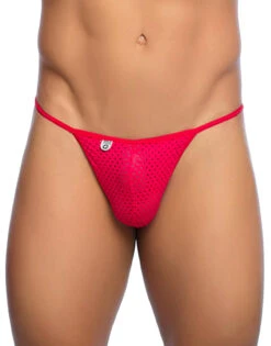 MOB Microfiber V-Thong MBL06 -Underline Fashion Store MBL06 Red