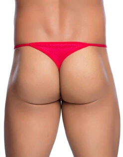 MOB Microfiber V-Thong MBL06 -Underline Fashion Store MBL06 RedB