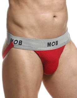 MOB Classic Fetish Jock MBL107 -Underline Fashion Store MBL107 Red 1