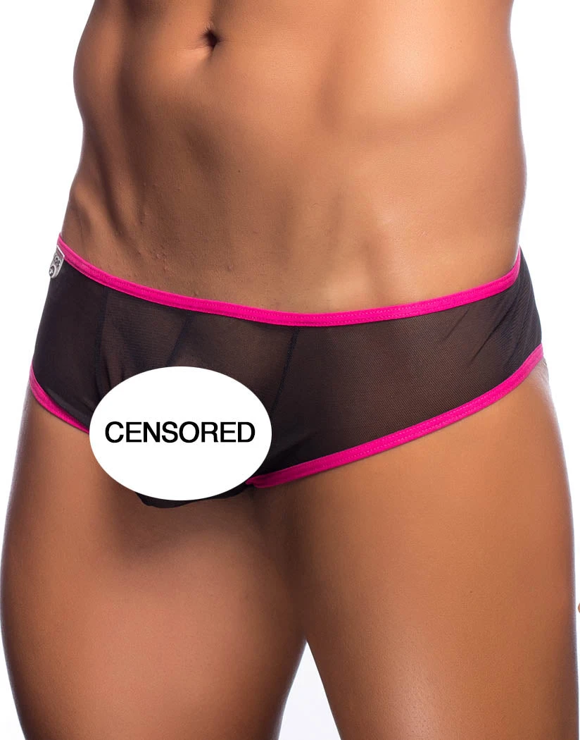 MOB Cheek Mesh Boyshort Boxer MBL30 3 MOB Cheek Mesh Boyshort Boxer MBL30 - Image 3