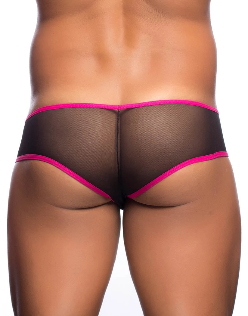 MOB Cheek Mesh Boyshort Boxer MBL30 2 MOB Cheek Mesh Boyshort Boxer MBL30 - Image 2
