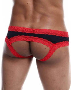 MOB Lace Jock Bikini MBL54 -Underline Fashion Store MBL54 Black 5