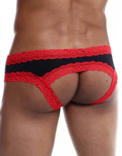 MOB Lace Jock Bikini MBL54 -Underline Fashion Store MBL54 Black 7