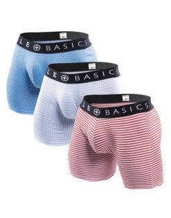 Malebasics Men's 3-Pack Classic Boxer Brief MBT02