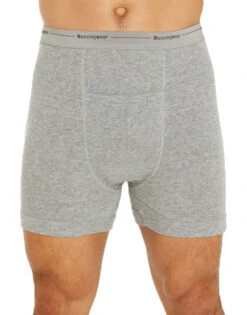 Munsingwear Men's Boxer Brief 2-Pack MW07-2 -Underline Fashion Store MW07 Grey B