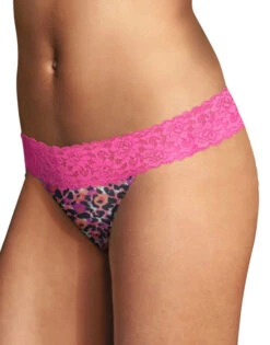 Maidenform Comfort Devotion Lace Back Tanga 40159 -Underline Fashion Store Maidenform 40159 C96 Leopard Garden PrintPrim Pink B