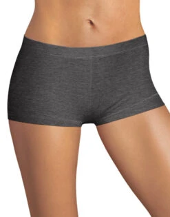 Maidenform Dream Tailored Cotton Boyshort DM0002 -Underline Fashion Store Maidenform DM0002 Charcoal Heather B
