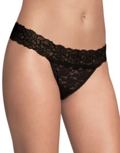 Maidenform Sexy Must Haves Lace Thong DMESLT 14 Maidenform Sexy Must Haves Lace Thong DMESLT -Underline Fashion Store Maidenform DMESLT Black B