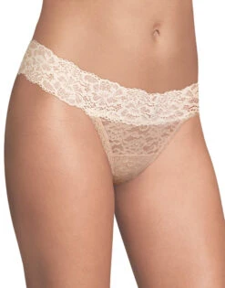 Maidenform Sexy Must Haves Lace Thong DMESLT 10 Maidenform Sexy Must Haves Lace Thong DMESLT -Underline Fashion Store Maidenform DMESLT Paris Nude w Ivory B