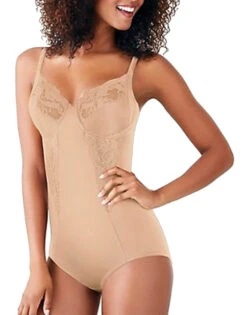 Maidenform Flexees Pretty Collection Body Briefer FL1456 -Underline Fashion Store Maidenform FL1456 ParisNude