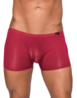 Male Power Seamless Sleek Short W/ Sheer Pouch SMS-006