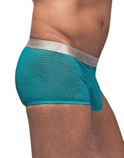Male Power Mesh Rib Mini Short 145-252 -Underline Fashion Store Male Power 145 252 Seafoam B 2