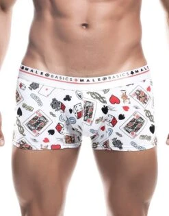 Malebasics Men's Hipster Trunk MB201 -Underline Fashion Store Malebasics MB201 Poker B 1 1 d3686319 268a 4a31 9210 8c95a57657f9
