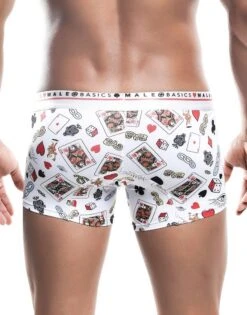 Malebasics Men's Hipster Trunk MB201 -Underline Fashion Store Malebasics MB201 Poker B 3 1 f745b36f 1aec 4626 ac40 30798f765584
