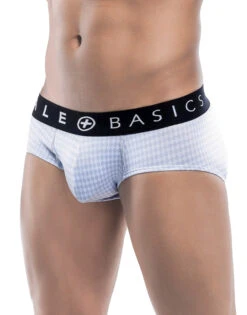 Malebasics Men's 3-Pack Classic Briefs MBT03 -Underline Fashion Store Malebasics MBT03 Blackwaist B 2