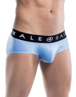 Malebasics Men's 3-Pack Classic Briefs MBT03 -Underline Fashion Store Malebasics MBT03 Blackwaist B 4