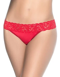 Mapale Lace Essentials Cotton Thong 96 -Underline Fashion Store Mapale 96 Red B 2