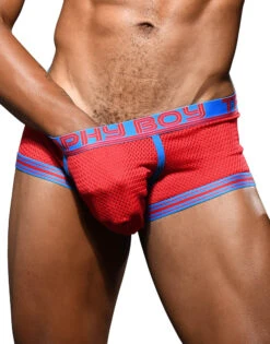Andrew Christian Trophy Boy Mesh Boxer 92397 -Underline Fashion Store Mar 92397Boxer Red01