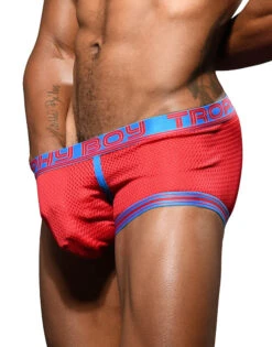 Andrew Christian Trophy Boy Mesh Boxer 92397 -Underline Fashion Store Mar 92397Boxer Red03
