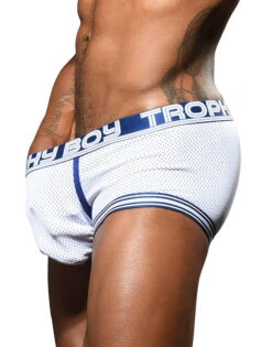 Andrew Christian Trophy Boy Mesh Boxer 92397 -Underline Fashion Store Mar 92397Boxer White03
