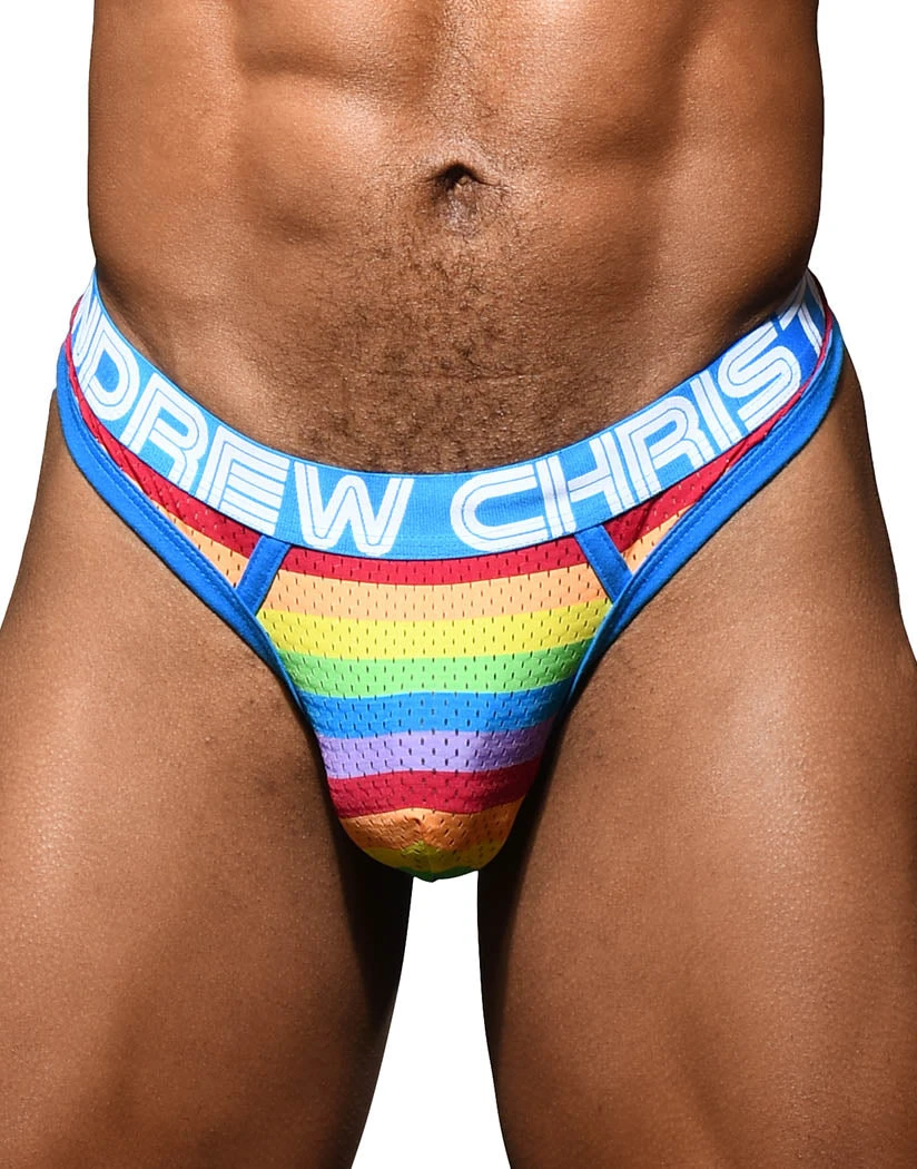 Andrew Christian Pride Mesh Thong W/ Almost Naked 92401 1 Andrew Christian Pride Mesh Thong W/ Almost Naked 92401