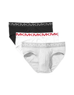 Michael Kors 3-Pack Performance Cotton Lo Rise Brief BR1L001013 -Underline Fashion Store Michael Kors BR1L001013 Heather 030 FLAT e5269a57 ff77 4cdb 8606 7fbe7e781c70